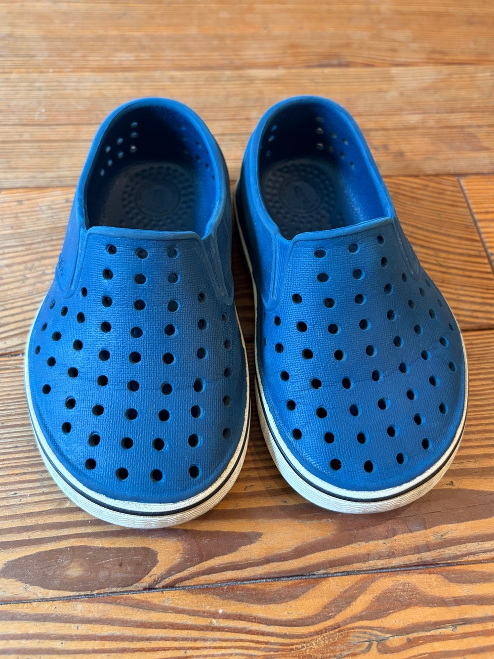 Native Jefferson Kids Shoe, Navy Blue